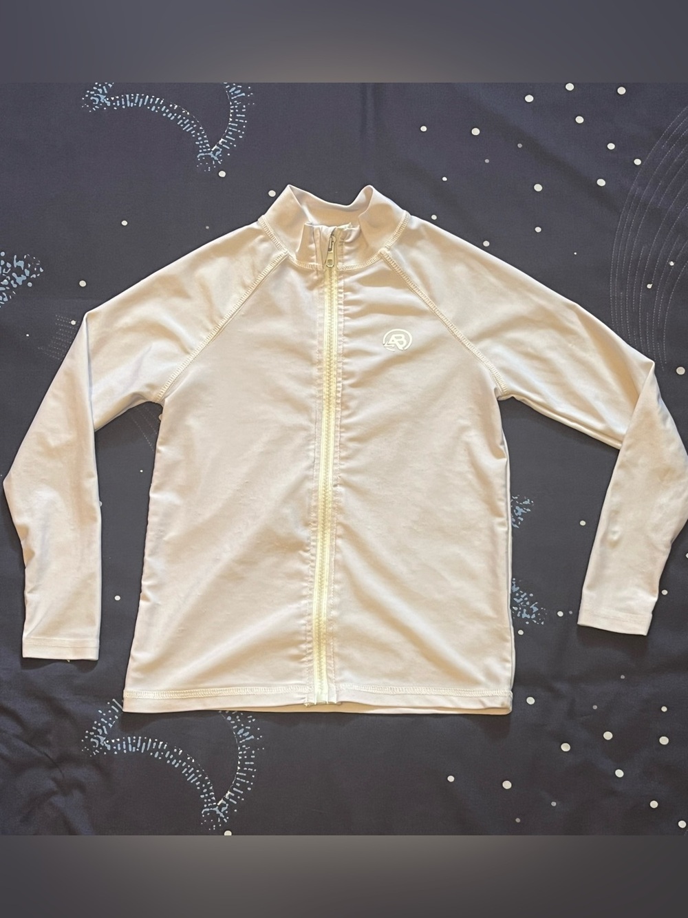 Giles’s Sz Small Zip Front Rash Guard Swim Top
